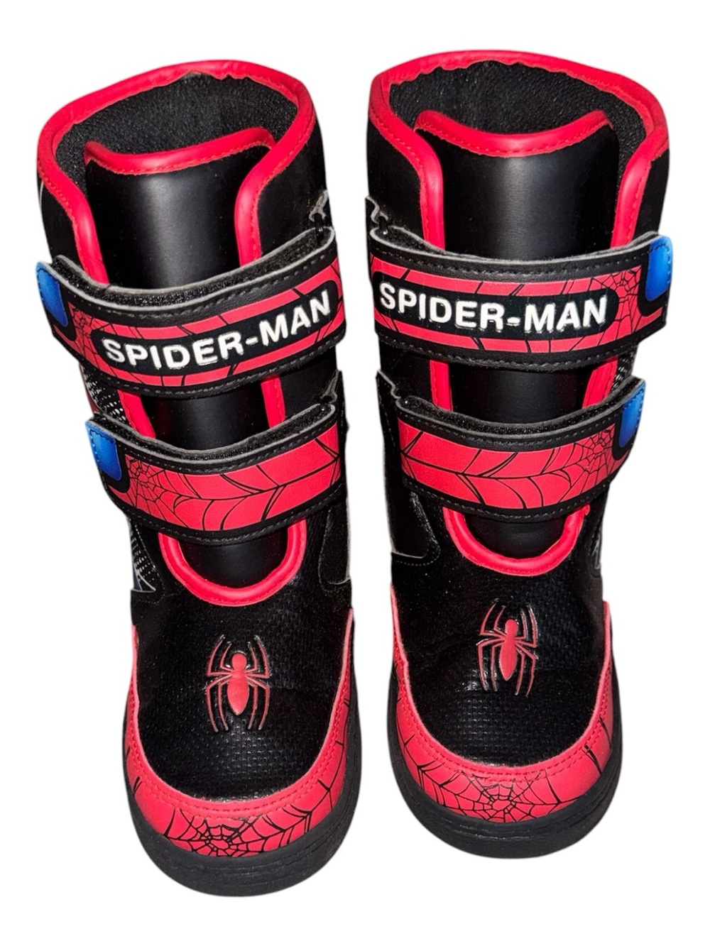 Spider-Man Kids' Black & Red Light-Up Boots